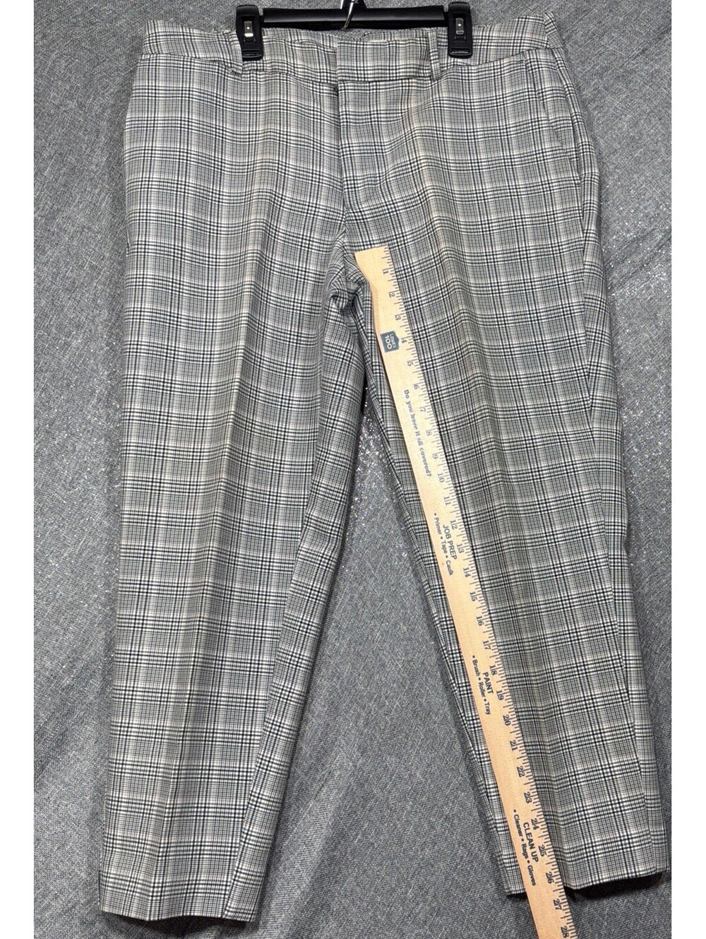 A New Day Gray Black Glen Plaid Dress Pants Size [X] Career Academia Casual